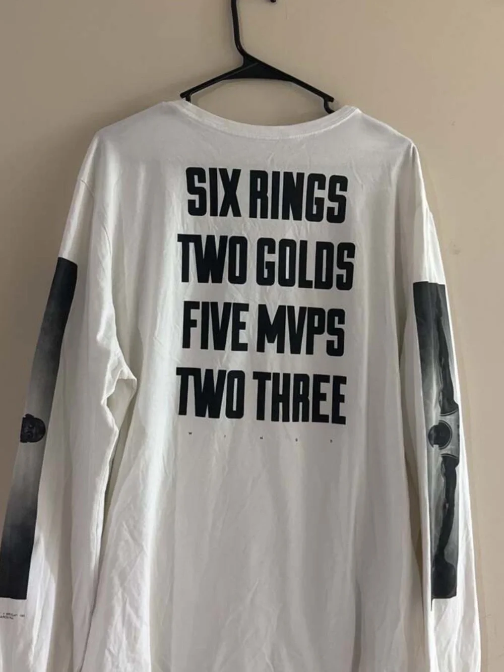 Jordan White Tee with Gray Jumpman Logo